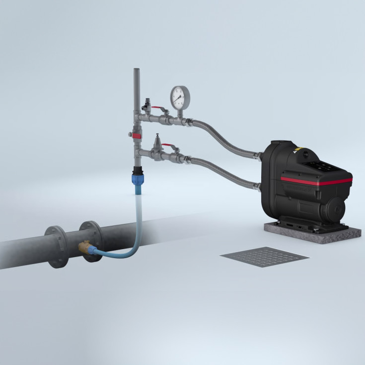 Grundfos Scala2 3-45 trykkforsterkerpumpe, modell 2