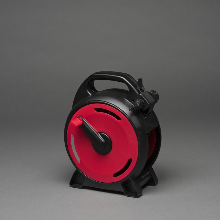 Konstsmide Cluster udendørs lyskæde på kabeltromle, 400 varm hvide lys, 8,78 meter