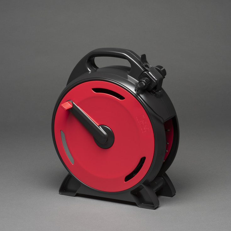 Konstsmide Cluster ljusslinga utomhus på kabeltrumma, 1000 bärnstensfärgade ljus, 21,98 meter