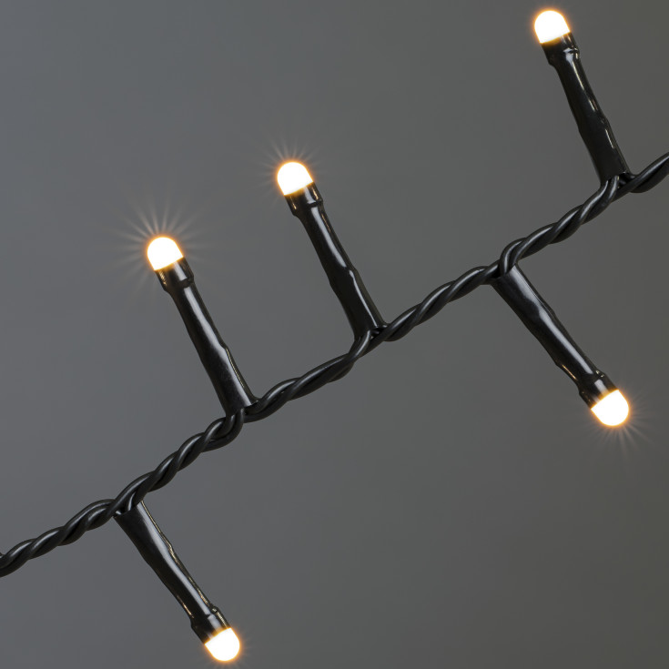 Konstsmide Cluster lyslenke, 400 ravfargede lys, 8,78 meter