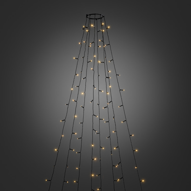 Konstsmide julgransslinga, 240 bärnstensfärgade ljus, 2,4 meter