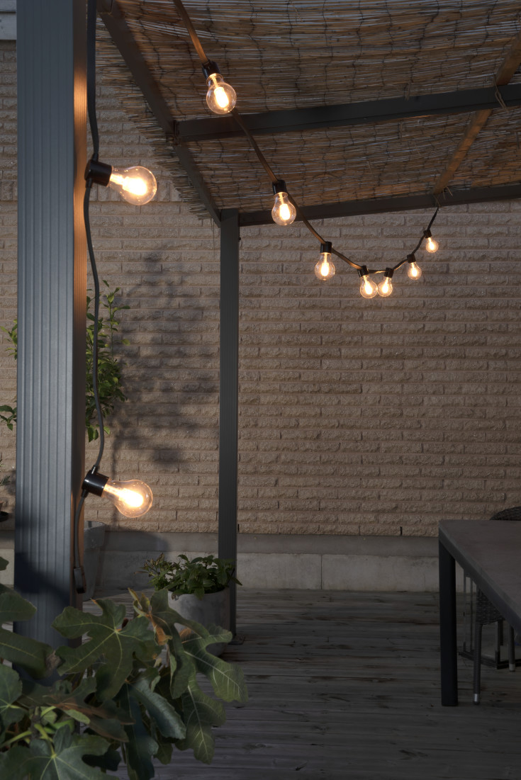 Konstsmide ljusslinga utomhus, förlängningssats