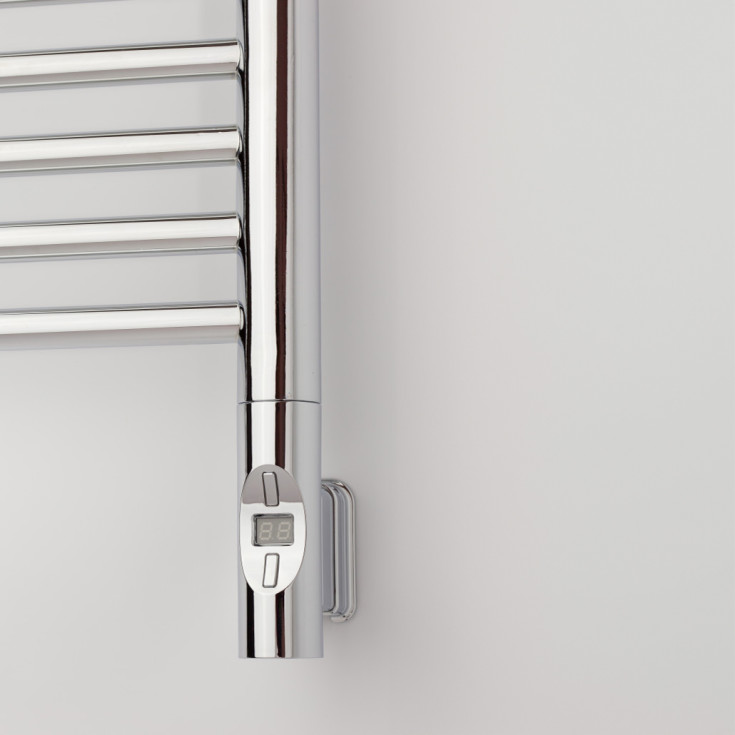 Nuvo 2 elektrisk varmeelement, ½", 300W, rund profil, krom