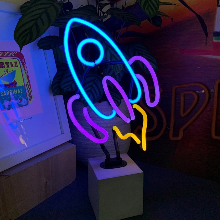 Locomocean Raket neonskilt