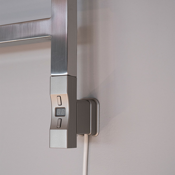 Kriss Nuvo 2 elpatron, 600W, termostat, timer, rostfritt stål