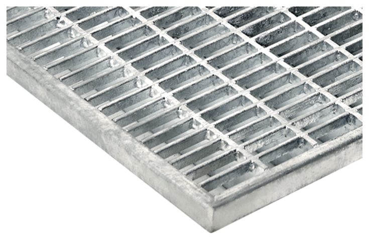 Aco Vario skrapgaller, 100x50 cm, förzinkat stål