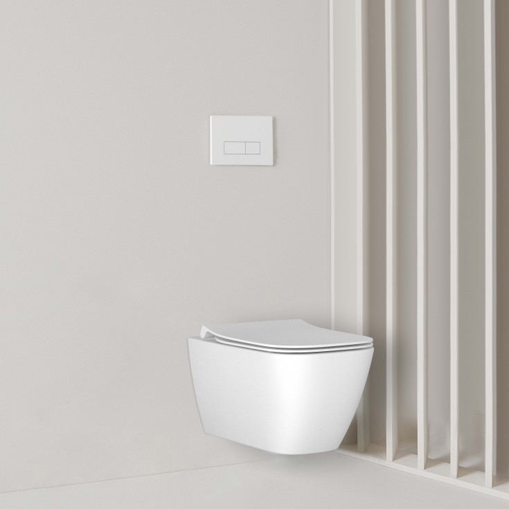 Ideal Standard i.life B væghængt toilet, uden skyllekant, hvid