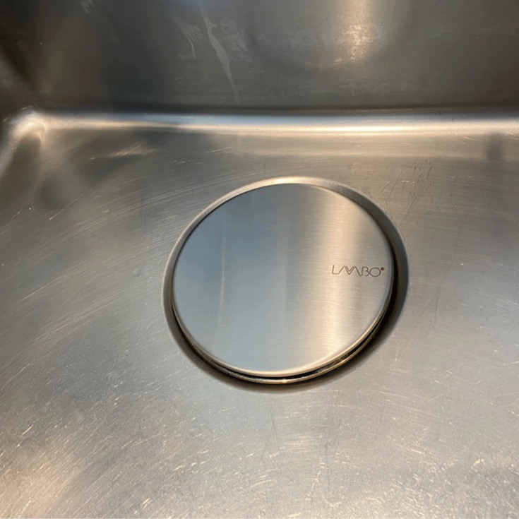 Lavabo Design Cover täckbricka till korgventil, rostfritt stål