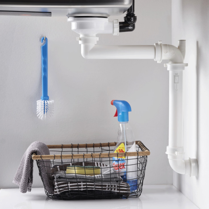 Lavabo Panama køkkenvandlås 1 1/2", hvid