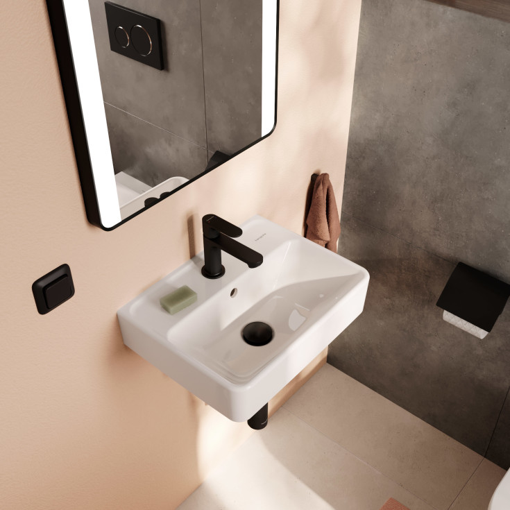 Hansgrohe Xanuia Q håndvask, 45x34 cm, hvid