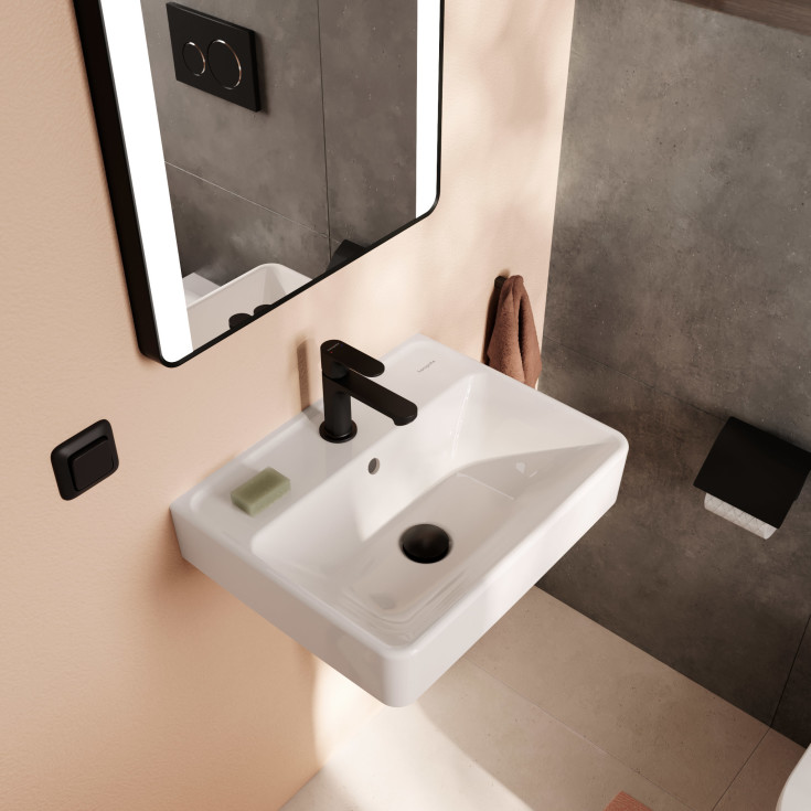 Hansgrohe Xanuia Q tvättställ, 50x39 cm, vit