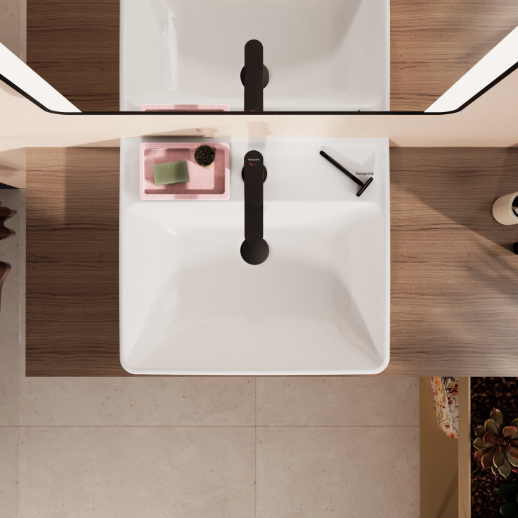 Hansgrohe Xanuia Q tvättställ, 55x48 cm, vit