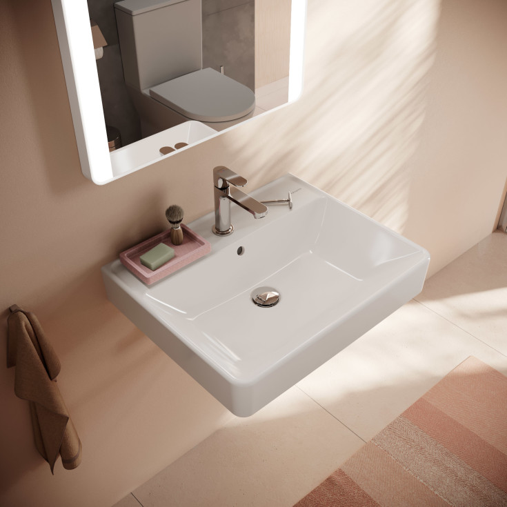 Hansgrohe Xanuia Q servant, 60x48 cm, hvit
