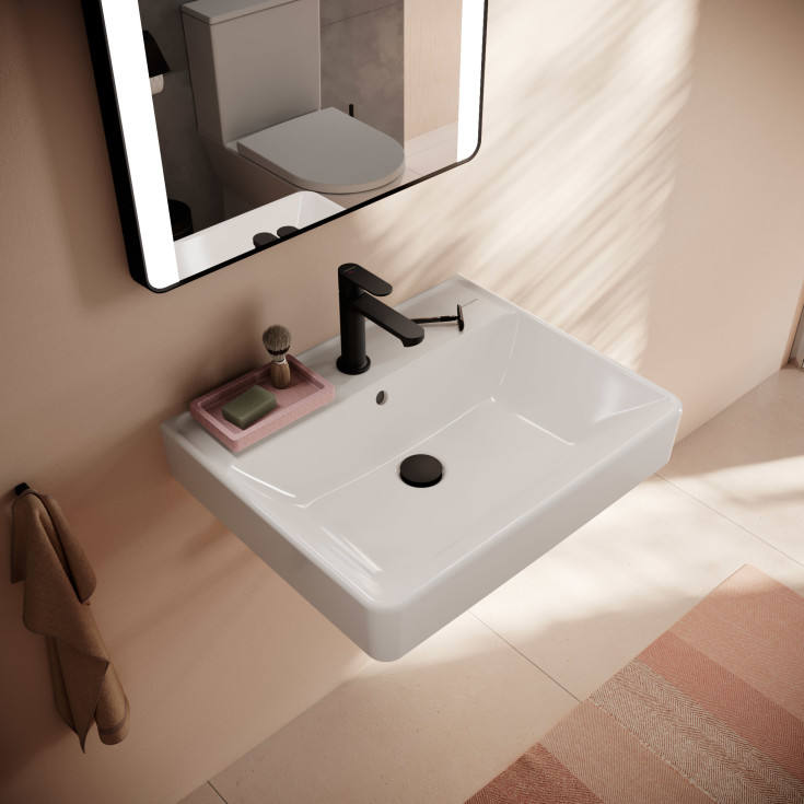 Hansgrohe Xanuia Q håndvask, 60x48 cm, hvid