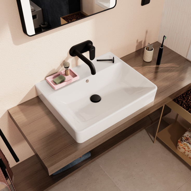 Hansgrohe Xanuia Q servant, 60x48 cm, hvit