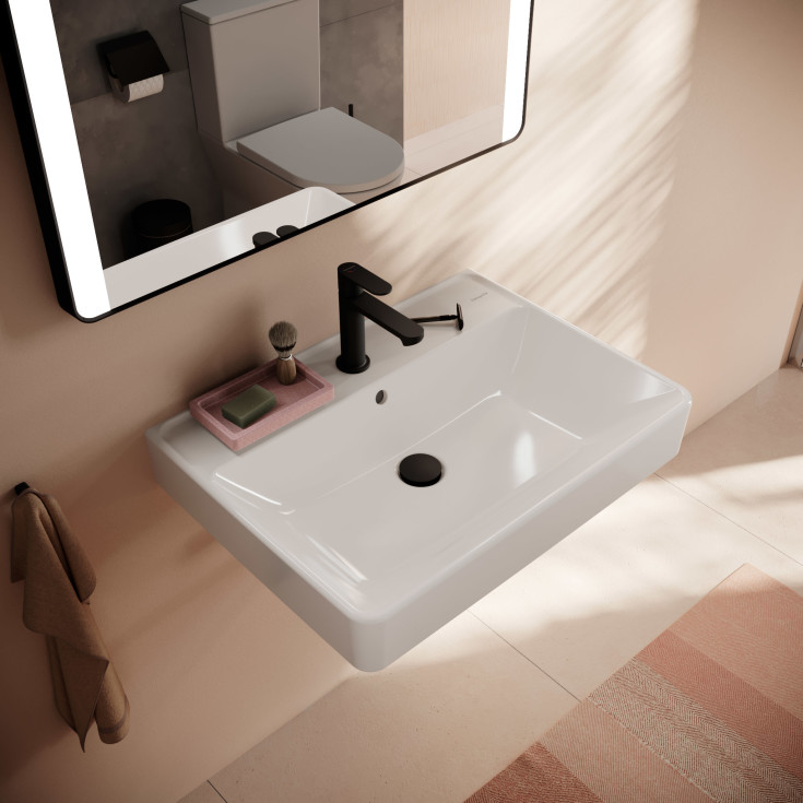 Hansgrohe Xanuia Q håndvask, 65x48 cm, hvid