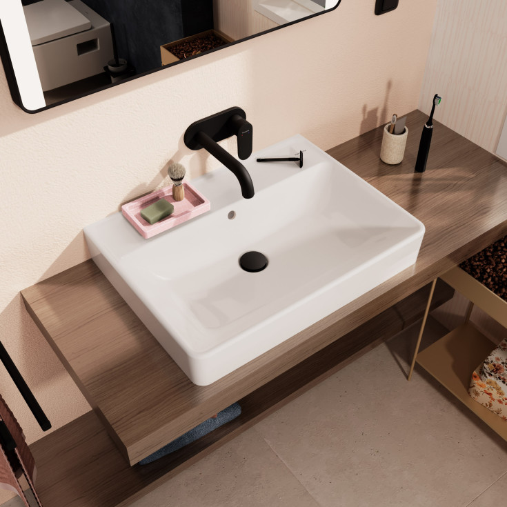 Hansgrohe Xanuia Q håndvask, 65x48 cm, hvid