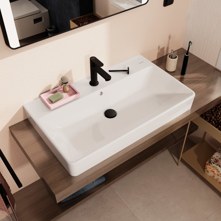 Hansgrohe Xanuia Q servant, 80x48 cm, hvit