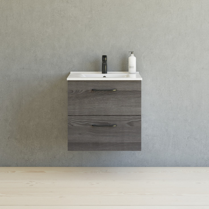 Dansani Slim greb, 200 mm, mat sort