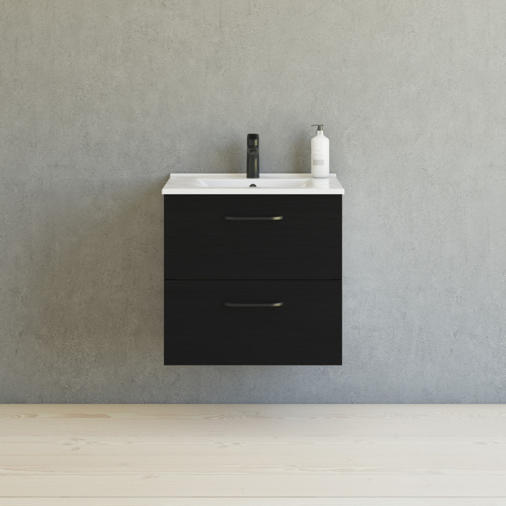 Dansani Slim greb, 200 mm, mat sort