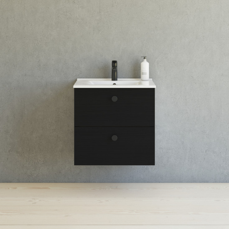 Dansani Luna Button greb, Ø42 mm, sort