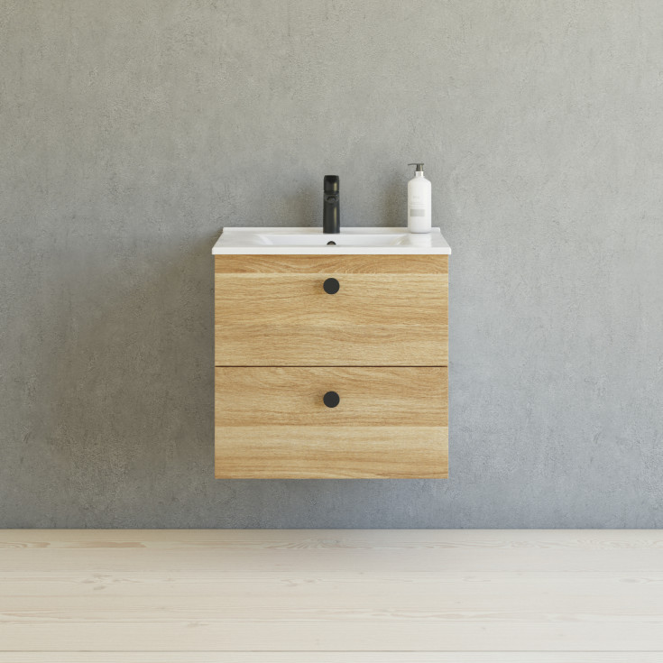 Dansani Luna Button greb, Ø42 mm, sort