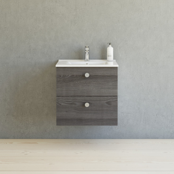 Dansani Luna Button greb, Ø42 mm, krom