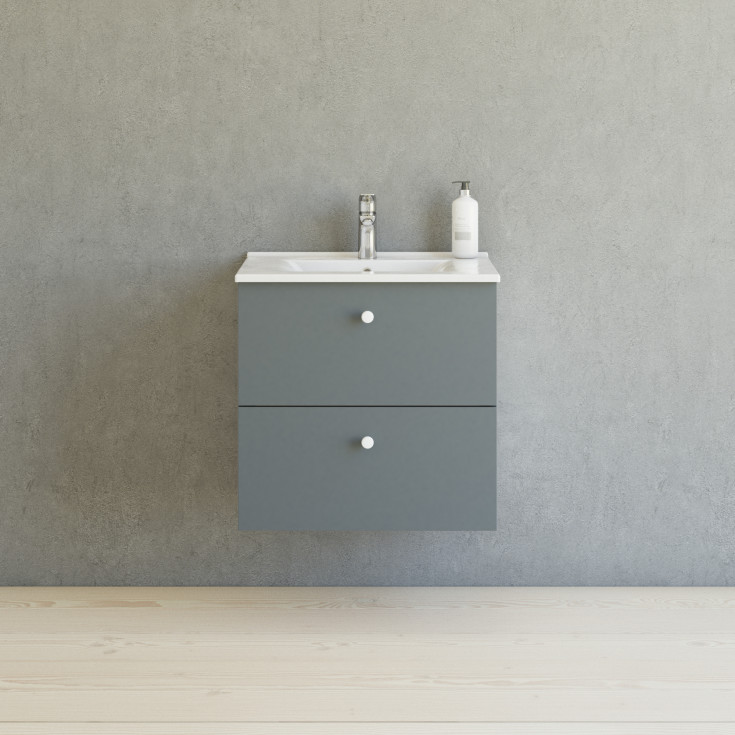 Dansani Luna Dot greb, Ø28 mm, hvid