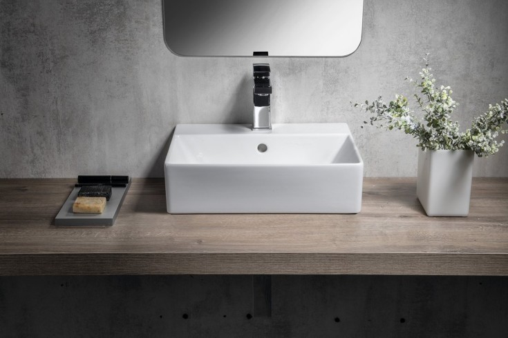 GSI Kube X håndvask, 45x35 cm, hvid