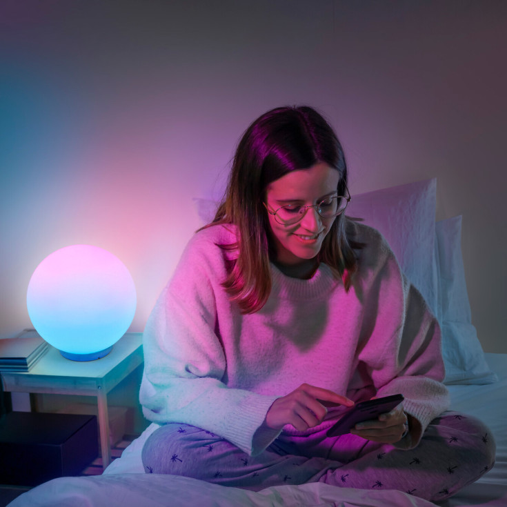 Ledvance Smart+ Ball bordlampe, Ø13 cm