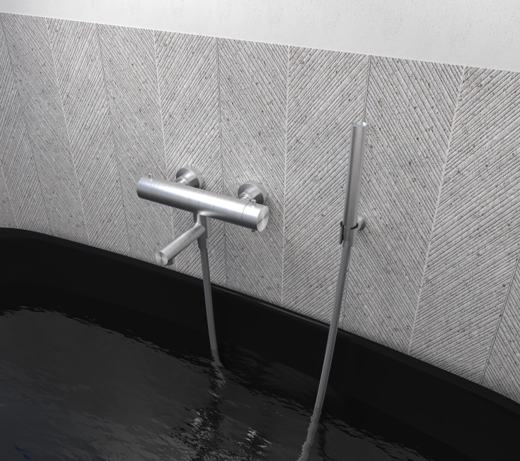 Ivy Concord badekararmatur, stål