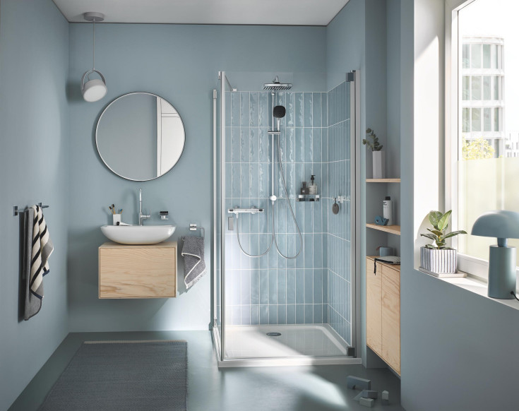 Grohe Vitalio Comfort 250 brusesæt, vandbesparende,  krom