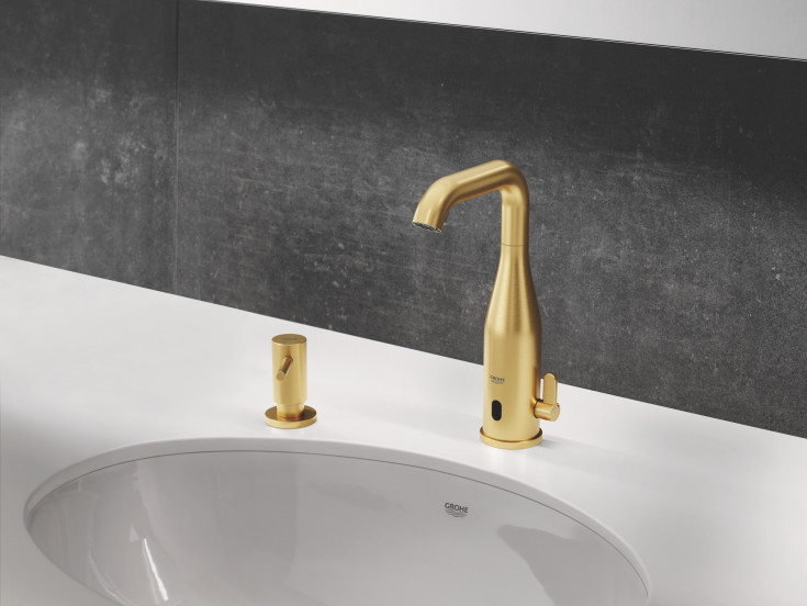 GROHE såpedispenser t/h messing børstet kjølig soloppgang