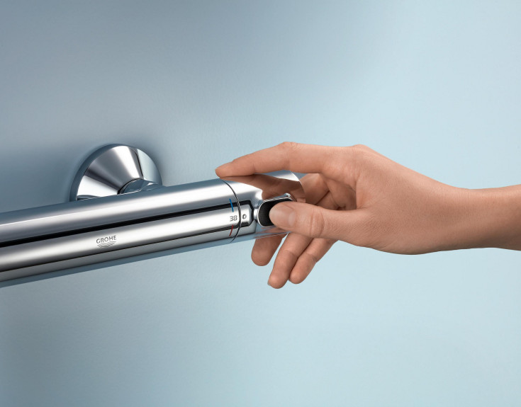 Grohe Precision Flow brusesæt, vandbesparende,  krom