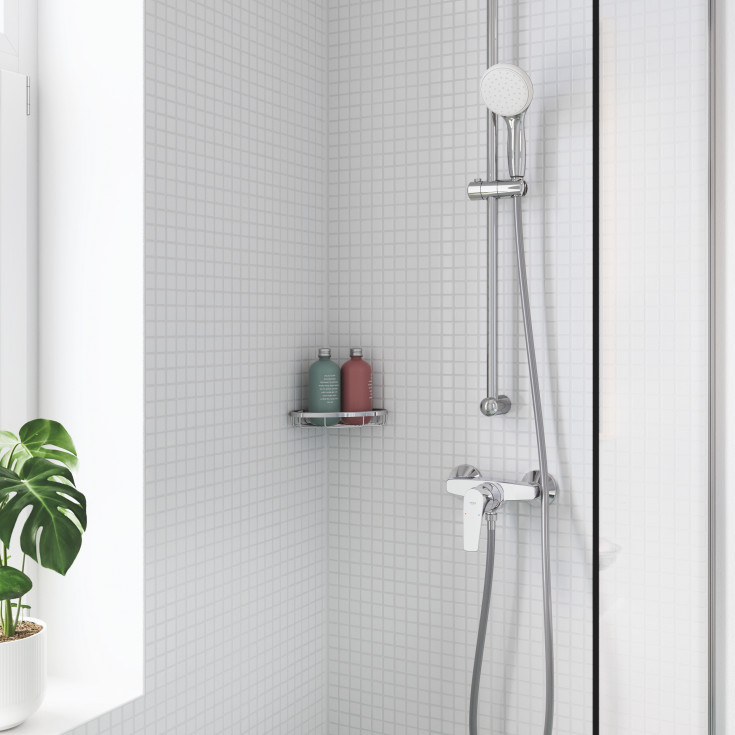 Grohe START Flow ettgreppsblandare 2-håls t/br