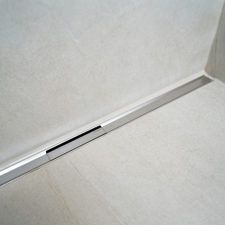 Geberit CleanLine80 afløbsarmatur, 300-1300 mm, fri placering, rustfrit stål