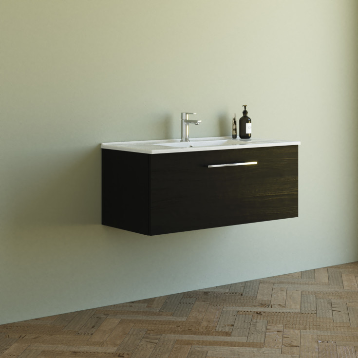 Dansani Mido+ möbelpaket, 101x45,5 cm, svart