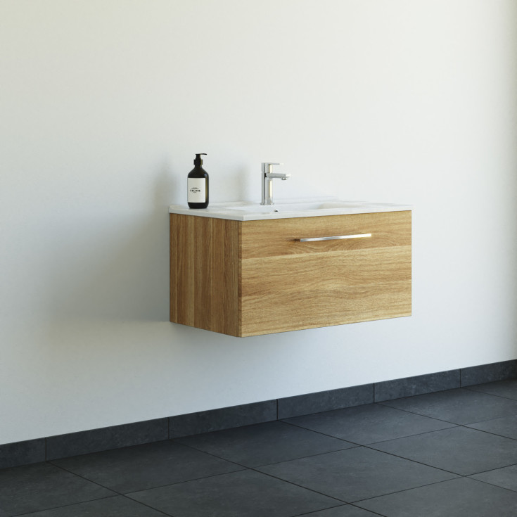 Dansani Mido+ møbelpakke, 81x45,5 cm, eik