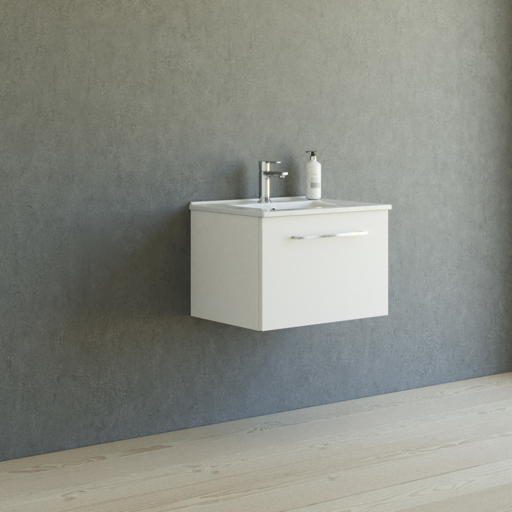 Dansani Mido+ möbelpaket, 61x45,5 cm, matt vit