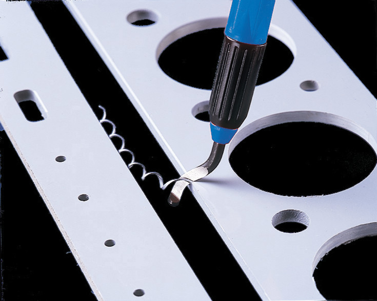 NOGA afgrater Edge Off EO2000, med plastik håndtag og S10 klinge