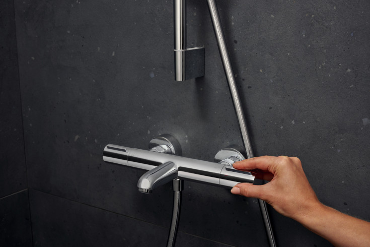 Hansgrohe Ecostat Element badkarsblandare, krom