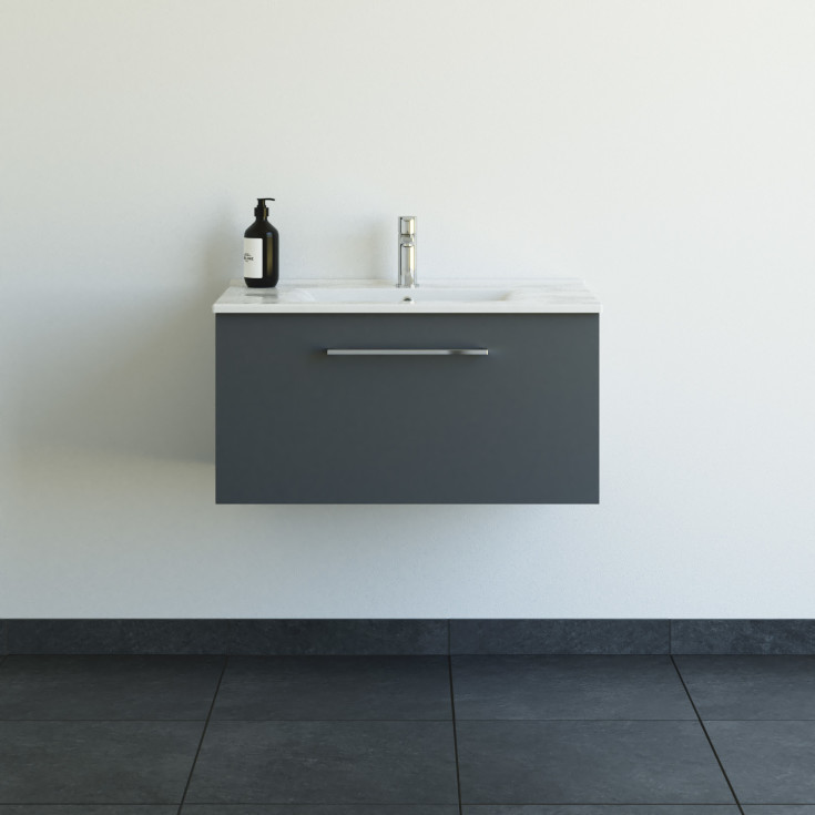 Dansani Mido+ møbelpakke, 81x45,5 cm, matt grå