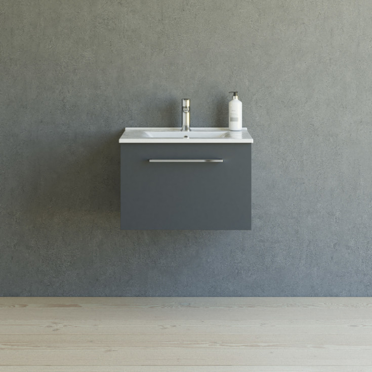 Dansani Mido+ möbelpaket, 61x45,5 cm, matt grå