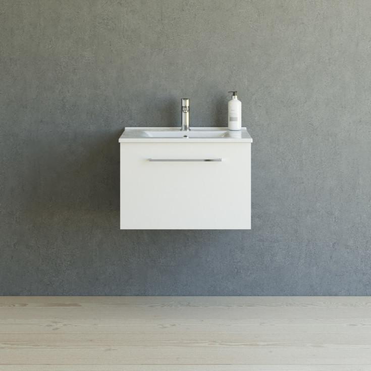 Dansani Mido+ möbelpaket, 61x45,5 cm, matt vit