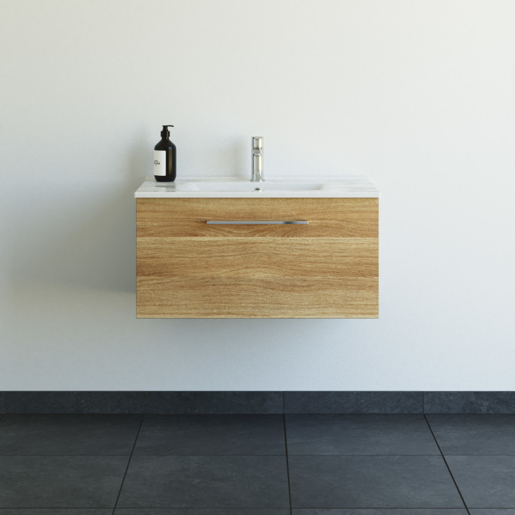 Dansani Mido+ møbelpakke, 81x45,5 cm, eik