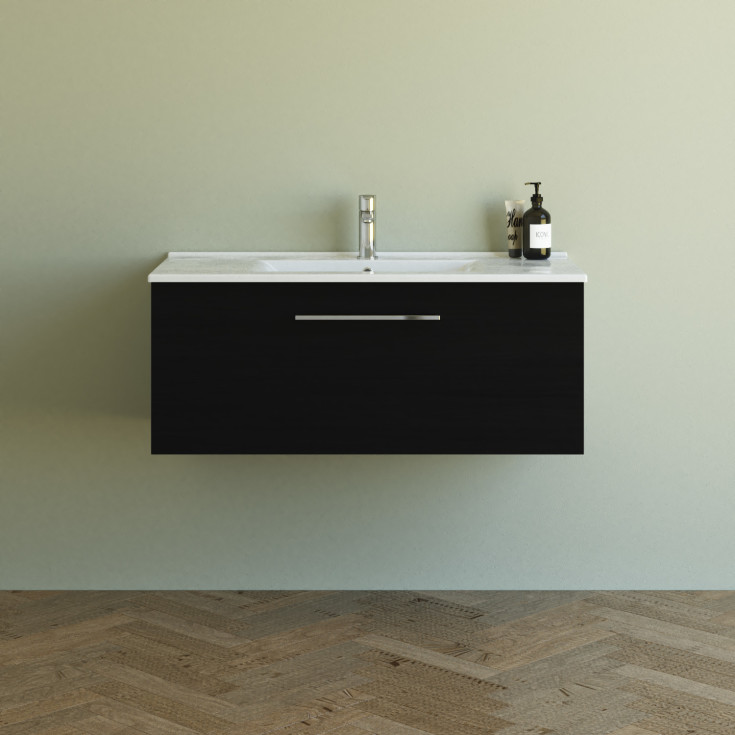 Dansani Mido+ möbelpaket, 101x45,5 cm, svart