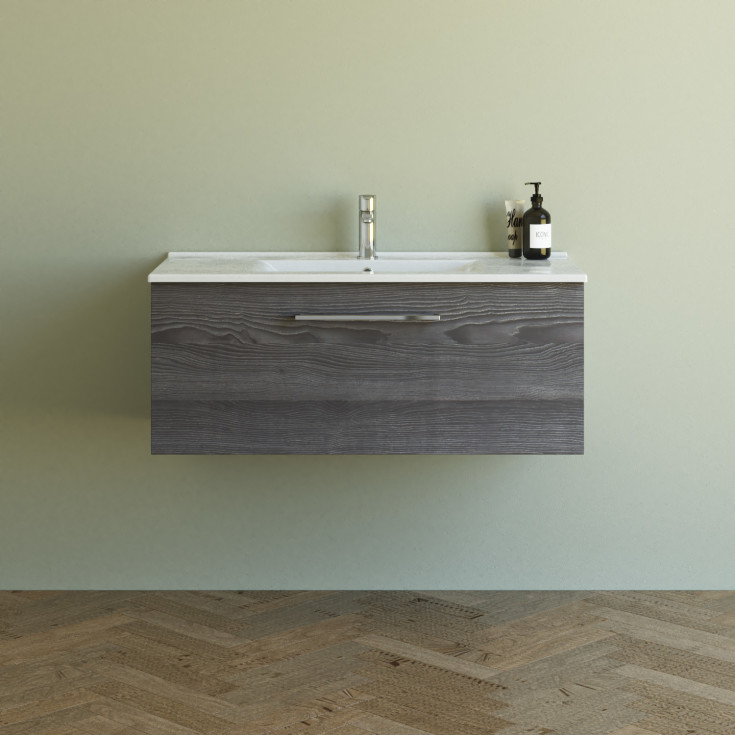 Dansani Mido+ möbelpaket, 101x45,5 cm, grå