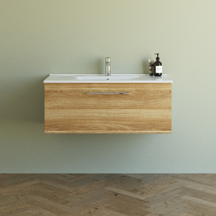 Dansani Mido+ møbelpakke, 101x45,5 cm, eik