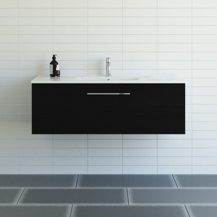 Dansani Mido+ möbelpaket, 121x45,5 cm, svart