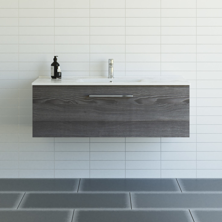 Dansani Mido+ möbelpaket, 121x45,5 cm, grå